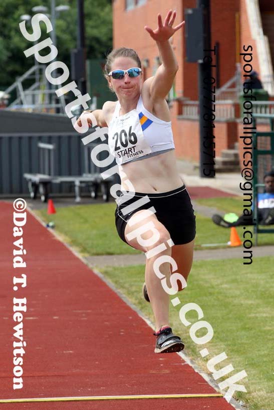 Senior womens triple jump, 2021 Northern Senior and Under-20s Champs., Leigh. Photo: David T. Hewitson/Sports for All Pics